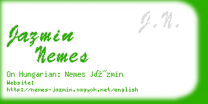jazmin nemes business card